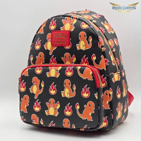 Loungefly Pokemon Charmander Flames Mini Backpack - Picture 3 of 5